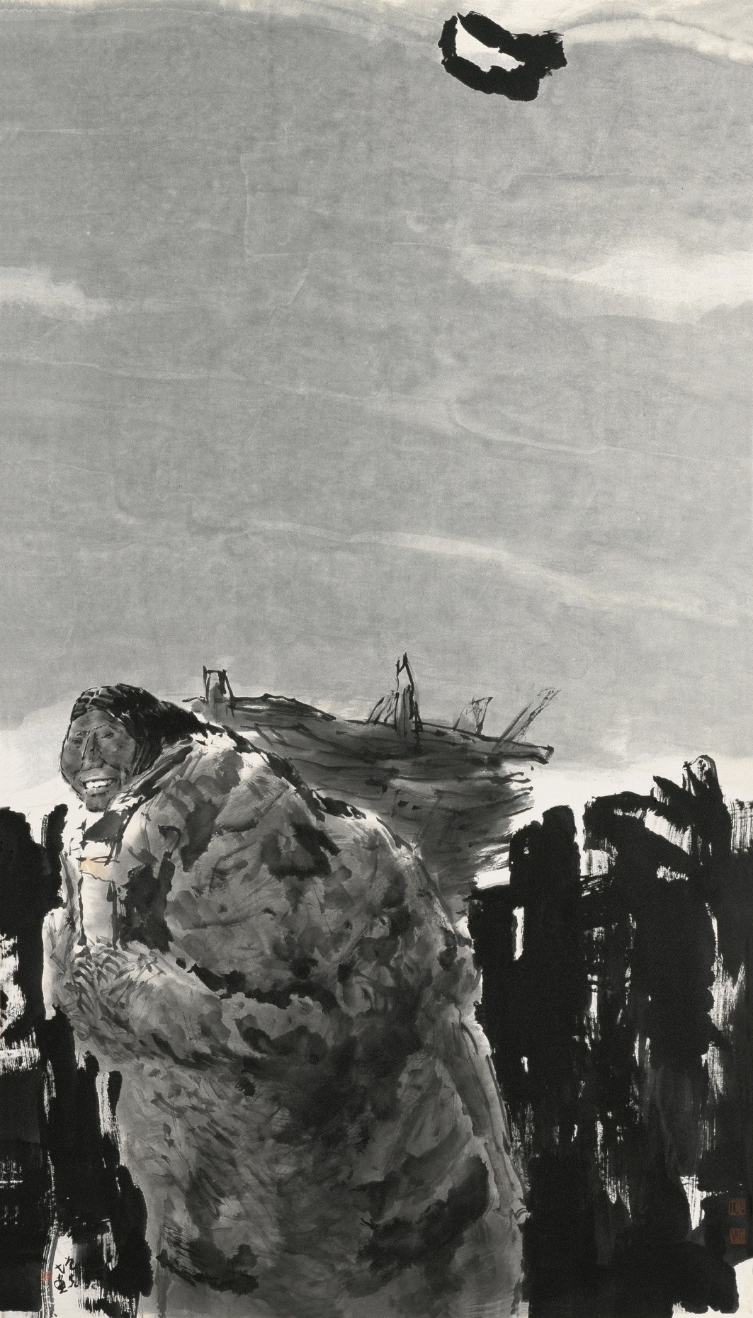 <h2>昆仑月色</h2><p>作者：方增先</p><p>创作年代：2007年</p><p>规格：136cm×68cm</p><p>品类：中国画</p>